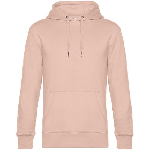 Толстовка с капюшоном унисекс King, розовая