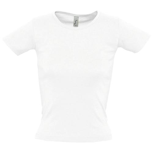 Футболка женская с круглым вырезом Lady 220 белая