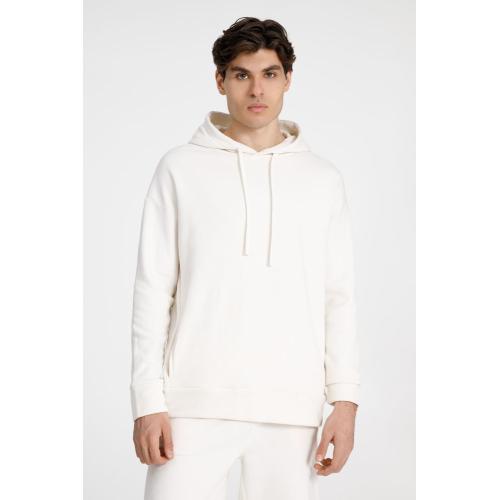 Худи унисекс H2, молочно-белое