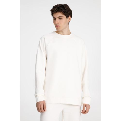 Свитшот унисекс S1, молочно-белый