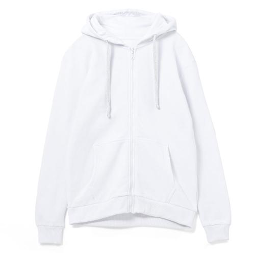 Толстовка на молнии с капюшоном Siverga 2.0, белая