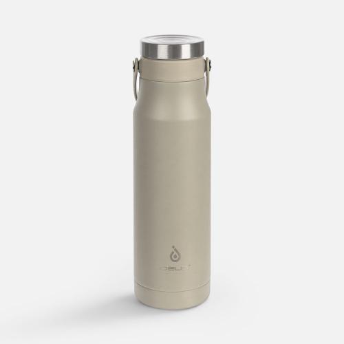 Термобутылка Tateyama, серо-бежевая