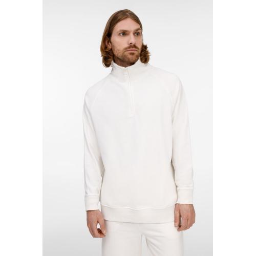 Толстовка унисекс S3, молочно-белая