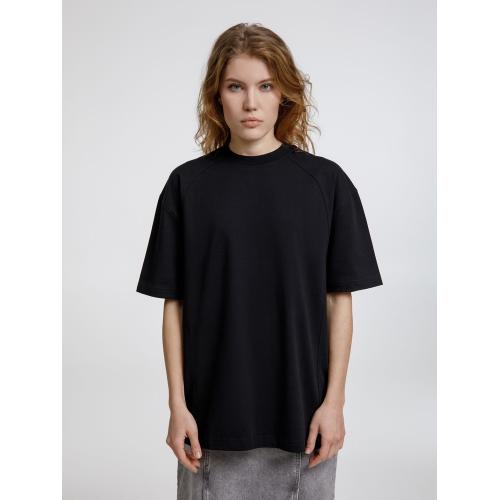 Футболка оверсайз унисекс Sideline, черная