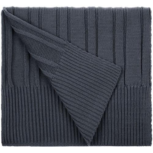 Шарф Knit Beat, серый (графит)