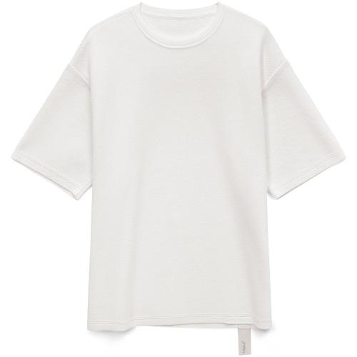 Джемпер с коротким рукавом Siluetti Volumica, молочно-белый