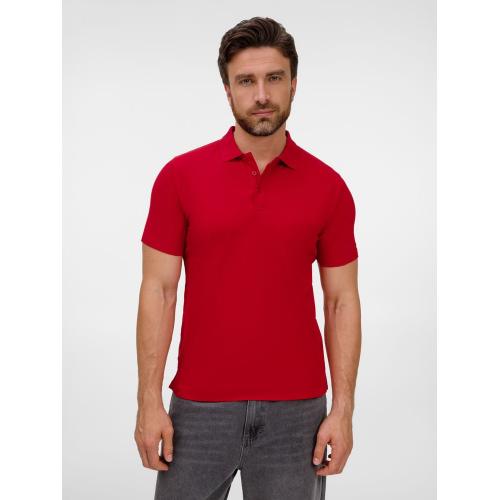 Рубашка поло унисекс Tervise, красная