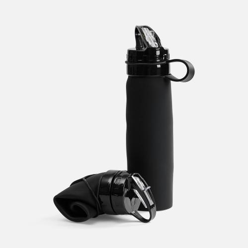 Складная бутылка для воды Langfossen, черная