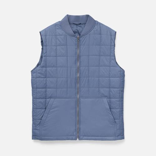 Жилет унисекс Warmbridge, синий (джинс)