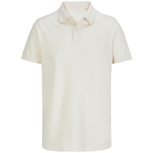 Рубашка поло унисекс Pacific, светло-бежевая (неокрашенная)