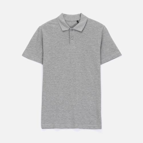 Рубашка поло унисекс Pulse, серый меланж