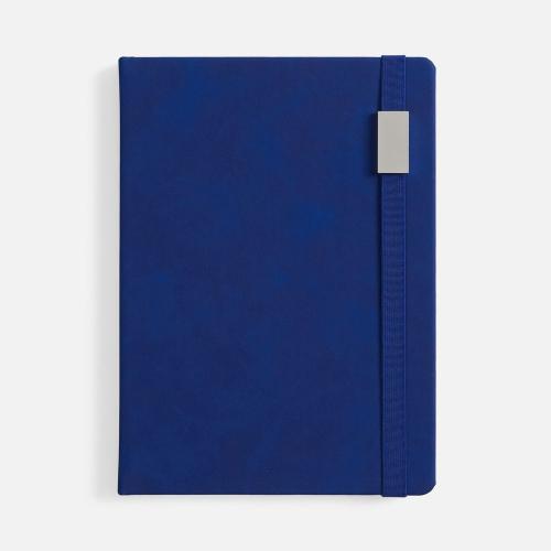 Ежедневник Urban Metal, недатированный, ярко-синий