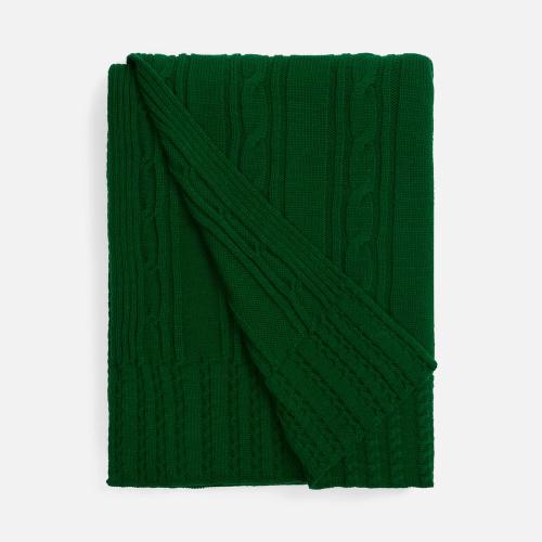 Плед Remitti, глубокий зеленый