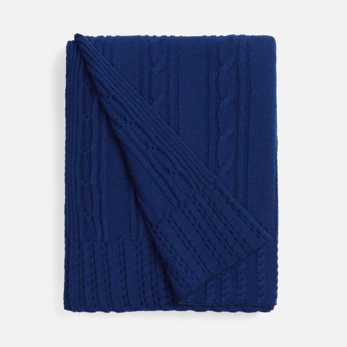 Плед Remitti, темно-синий (кобальт)