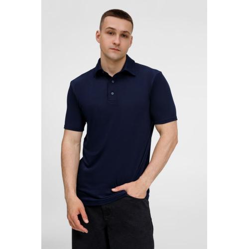 Рубашка поло унисекс Senti, темно-синяя