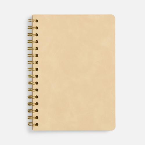 Ежедневник Spiral, недатированный, бежевый