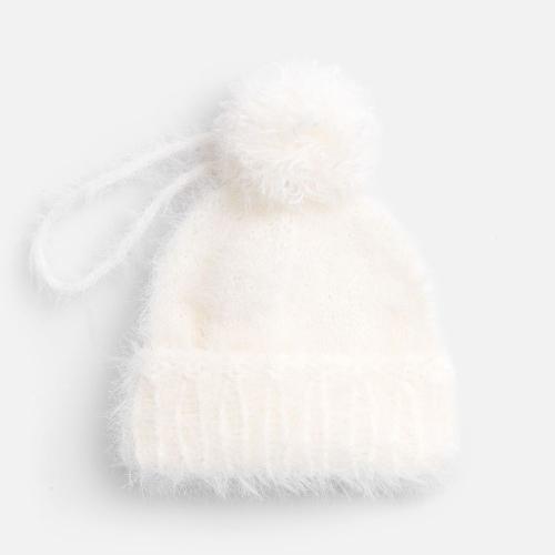 Подвеска на елку «Вьюжка», шапочка, белая