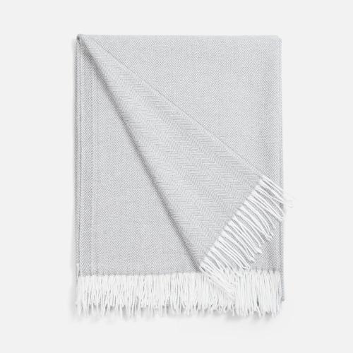 Плед «Гирвас», светло-серый