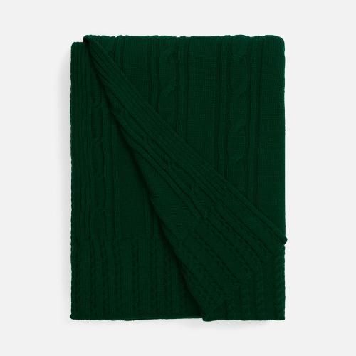 Плед Remitti, темно-зеленый (хвойный)