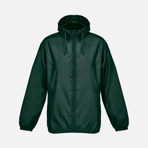 Ветровка унисекс Shield, темно-зеленая