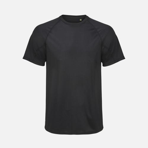 Футболка спортивная унисекс Vortex, черная