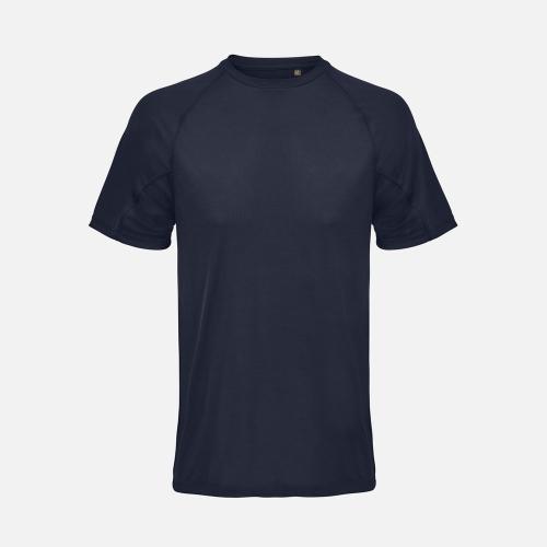 Футболка спортивная унисекс Vortex, темно-синяя