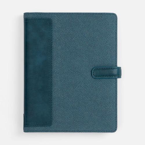 Ежедневник-органайзер Twill, недатированный, синий
