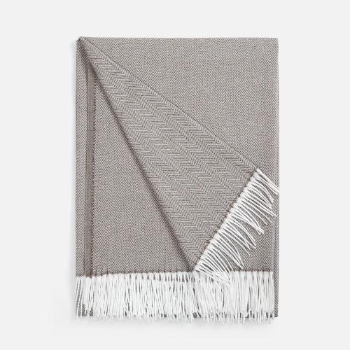 Плед «Гирвас», темно-бежевый