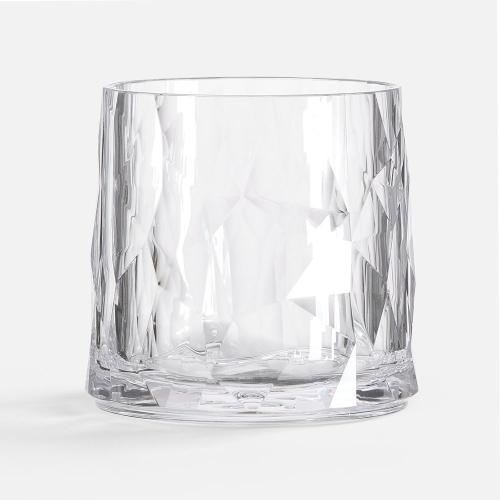 Стакан небьющийся Sate Crystal, вращающийся, прозрачный