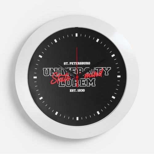 Часы настенные Vivid Large, белые