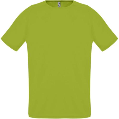 Футболка унисекс Sporty 140, зеленое яблоко
