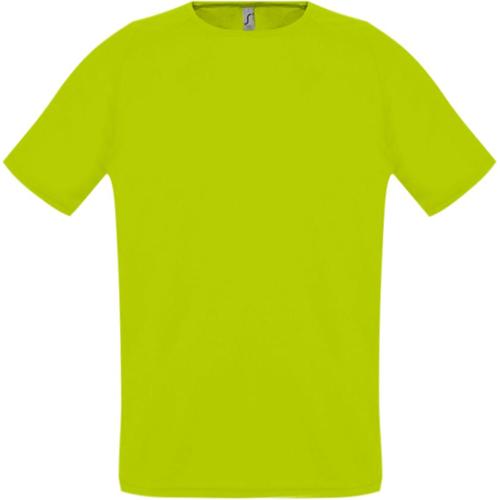 Футболка унисекс Sporty 140, зеленый неон