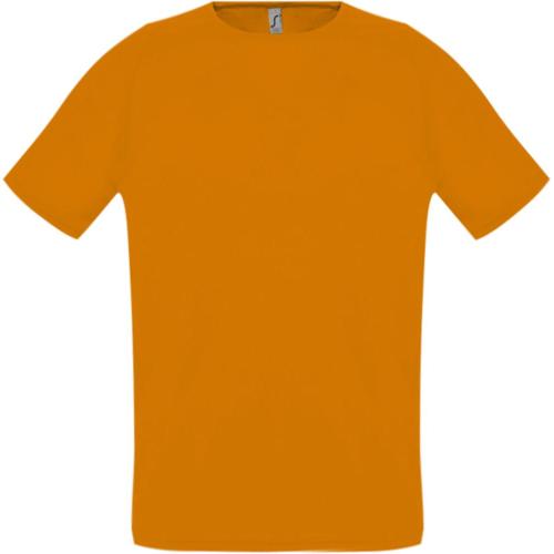 Футболка унисекс Sporty 140, оранжевый неон