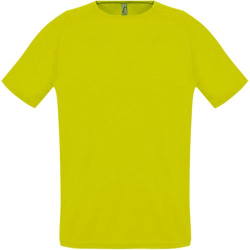 Футболка унисекс Sporty 140, желтый неон