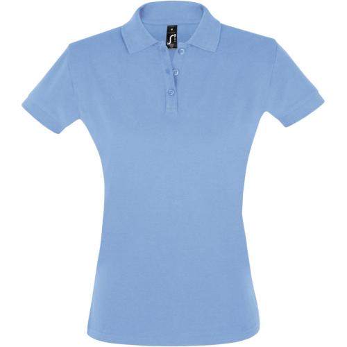 Рубашка поло женская Perfect Women 180 голубая
