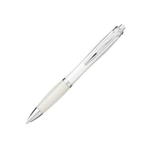 Ручка шариковая Nash, белый прозрачный, черные чернила