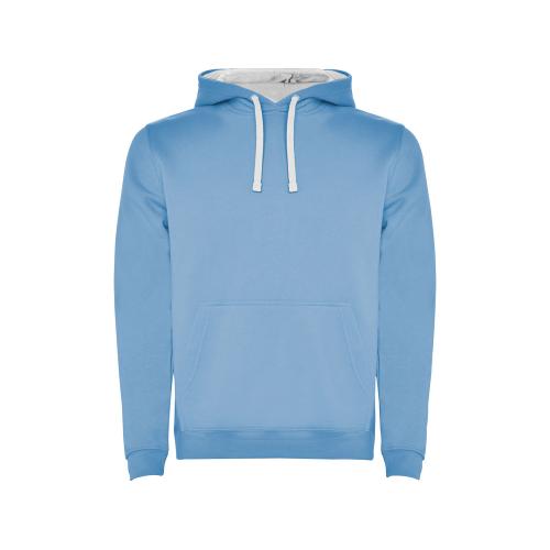 Толстовка с капюшоном Urban мужская, небесно-голубой/белый