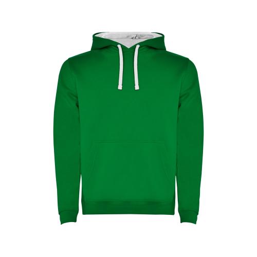 Толстовка с капюшоном Urban детская, зеленый/белый