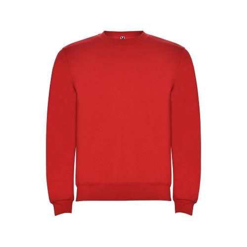 Свитшот с начесом Clasica унисекс, красный