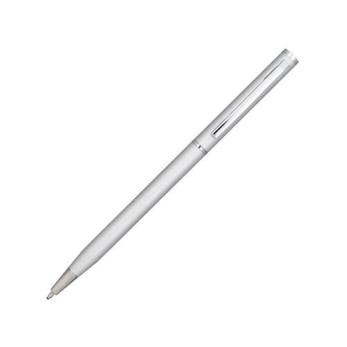 Ручка металлическая шариковая Slim, серый