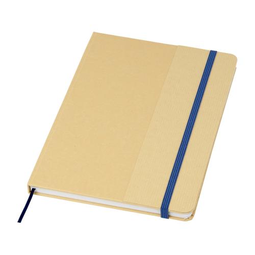 Nelida блокнот формата А5 в твердой обложке из переработанного картона - Синий