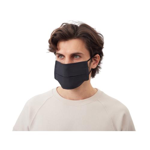 Маска для лица многоразовая из хлопка, черный