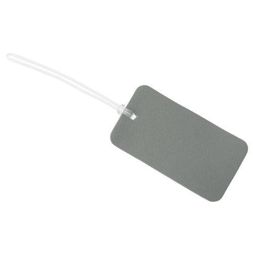 Багажная бирка Favor на силиконовой петле, серый