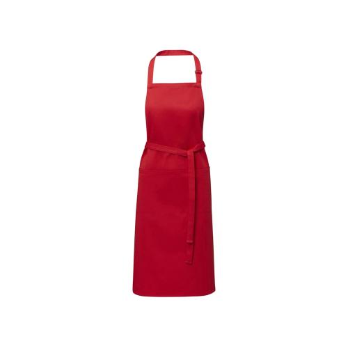 Фартук Andrea плотностью 240 г/м² с регулируемой завязкой на шее - Красный