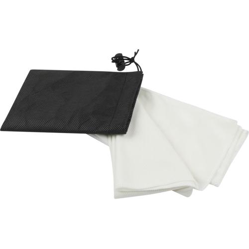 Lucas спортивное полотенце из переработанного полиэстера 30х80 см - Белый