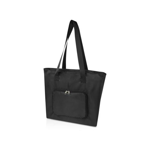 EcoFold Складная эко-сумка из RPET 16 л - сплошной черный