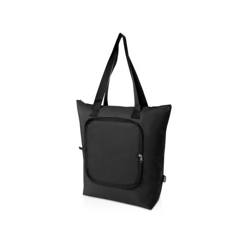 EcoFold Складная сумка-холодильник из RPET 15 л - Сплошной черный