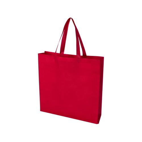 Экосил эко-сумка с ластовицей из нетканого материала, переработанного по стандарту GRS, объемом 12 л, красный