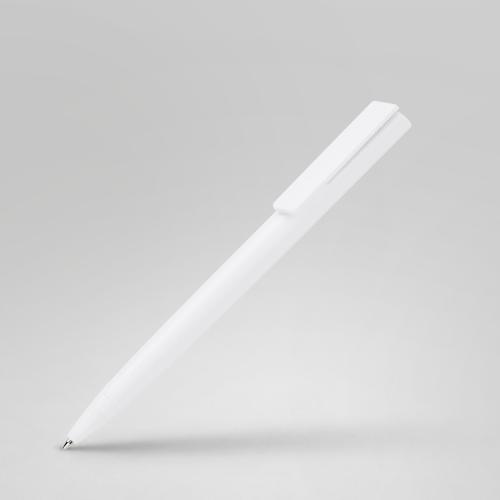 Ручка пластиковая шариковая Taper Solid, матовый белый