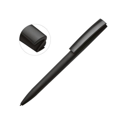 Ручка пластиковая soft-touch шариковая Zorro, черный